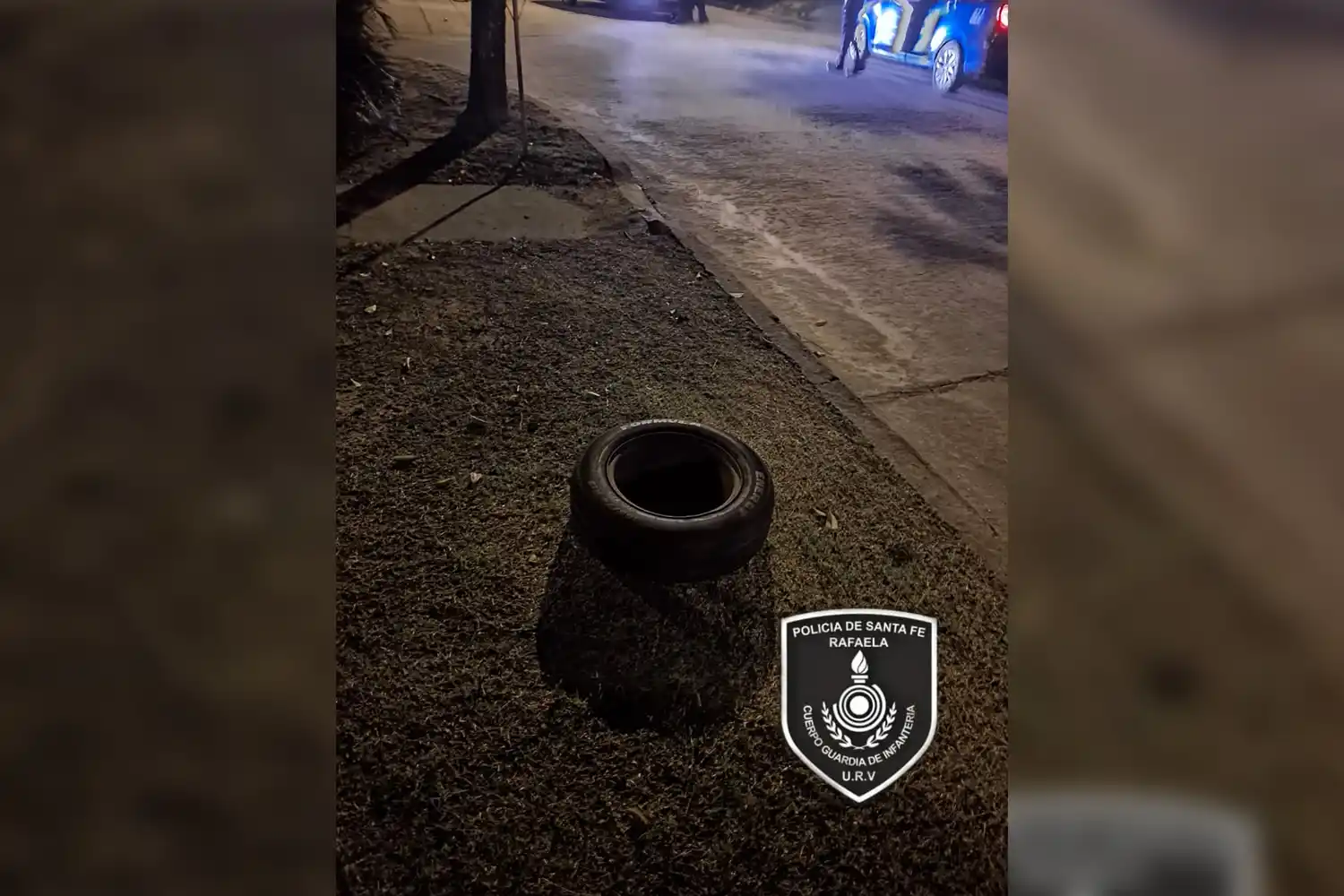 Habría robado una rueda y fue aprehendido en plena madrugada cuando intentaba huir