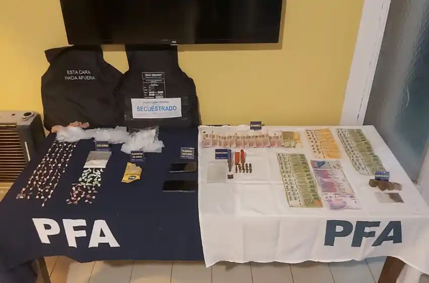 Siete allanamientos en una ciudad abrumada por el crecimiento del narcomenudeo