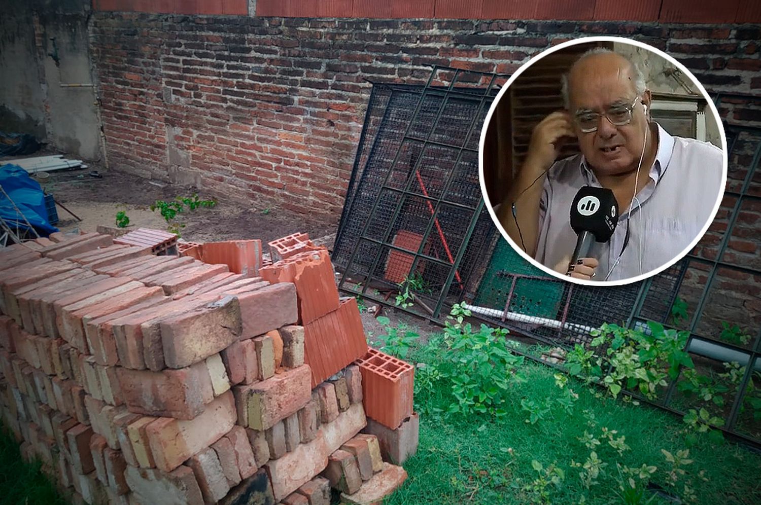 Amor por el otro: un vecino busca reconstruir un parrillero comunitario para que usen a beneficio los vecinos