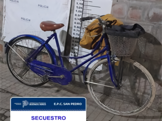 El rodado fue hallado en Ayacucho y Mateo Sbert.