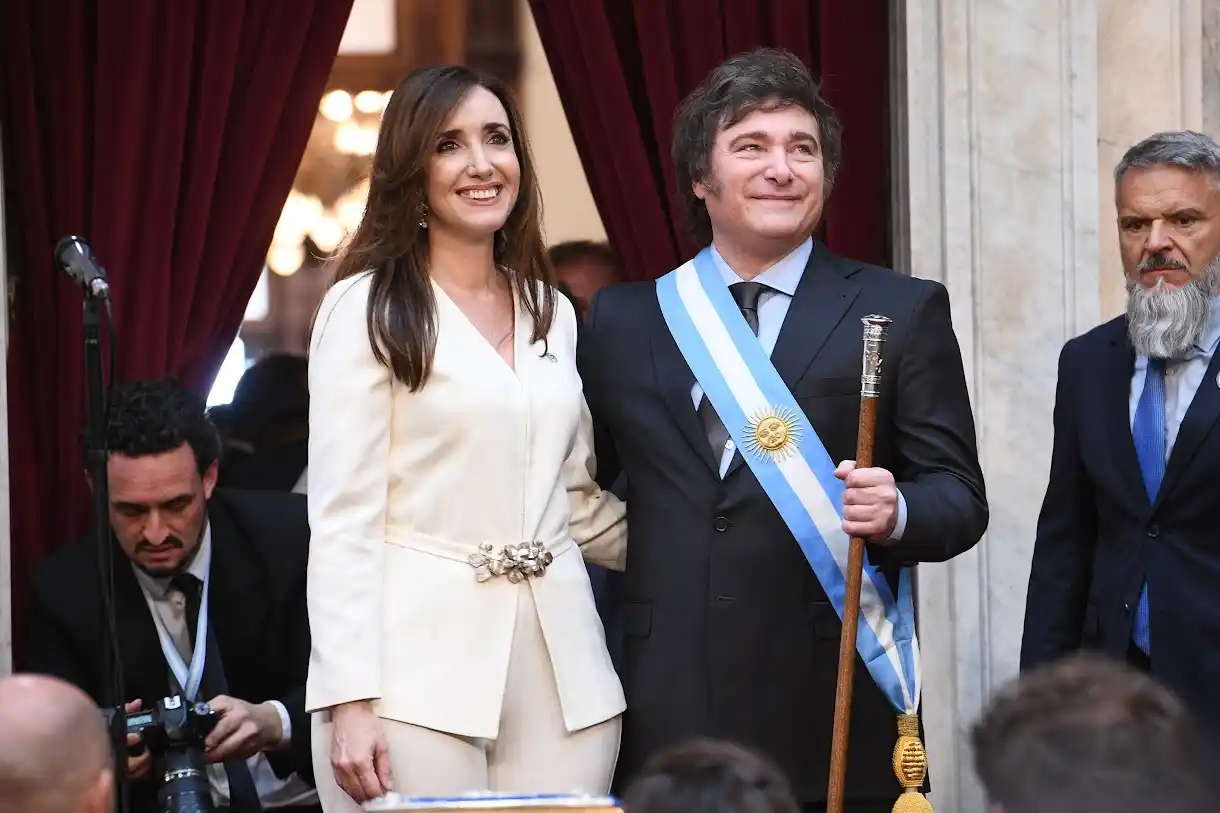 Milei y Villarruel celebraron el triunfo de la Argentina
