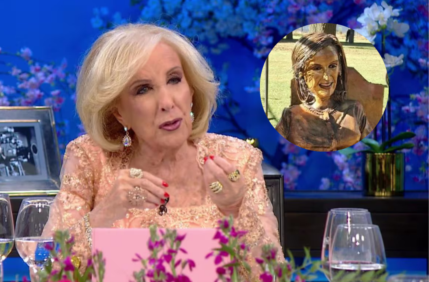 Mirtha Legrand criticó su estatua en Villa Cañás: “¡Yo no soy así, yo no soy esa!”