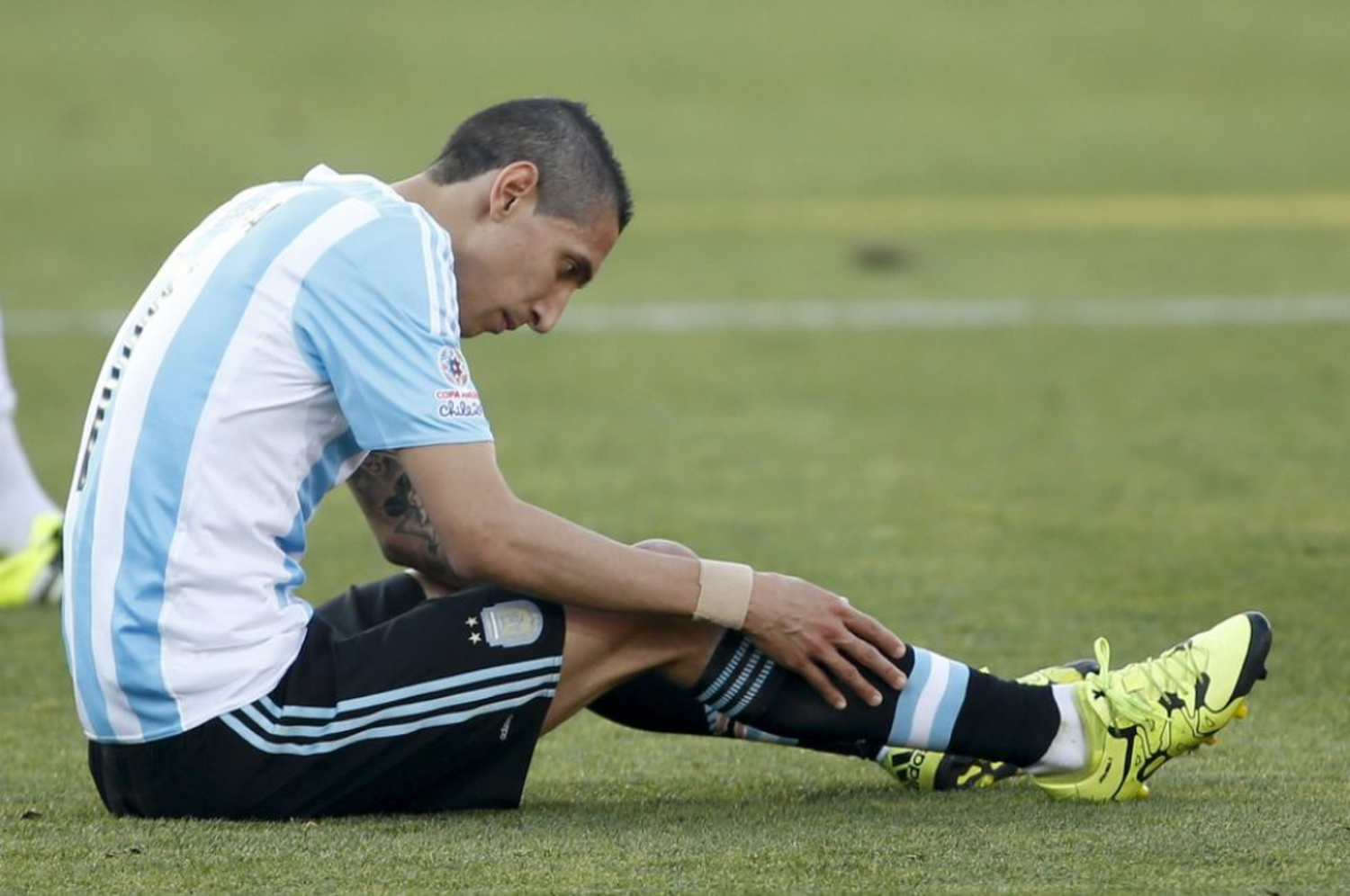 La impactante foto del tobillo de Di María tras la final