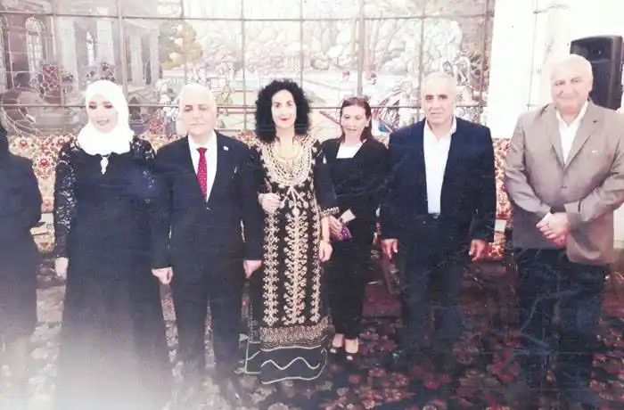 Celebración de un aniversario de la República Árabe Siria