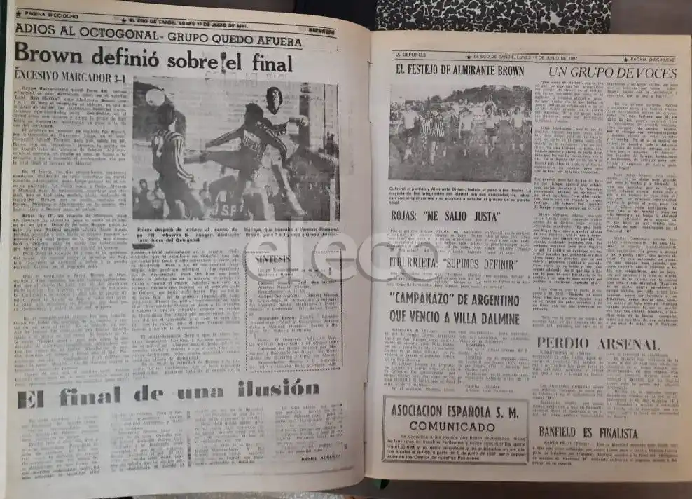 Parte de la cobertura de El Eco de Tandil.