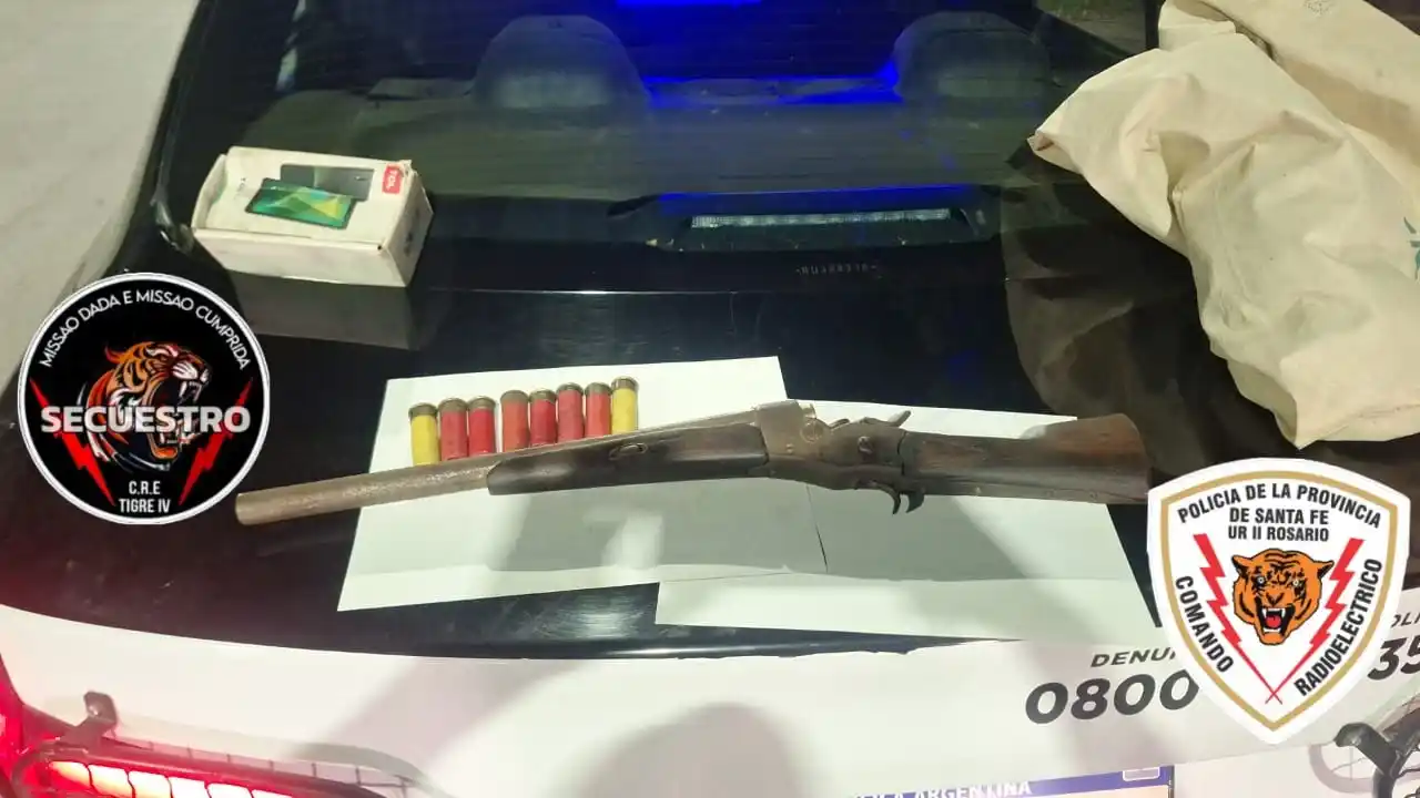 Material secuestrado.