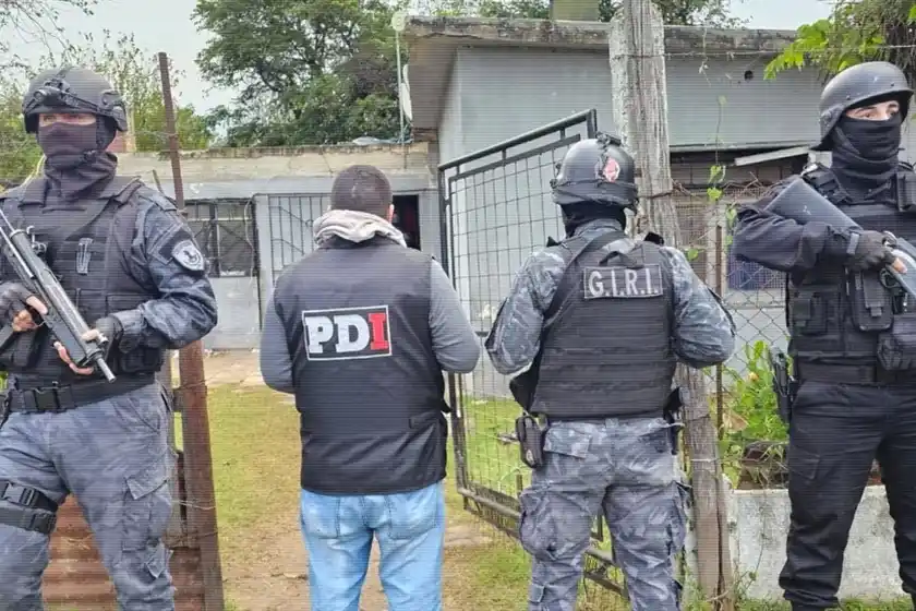 Desbarataron una banda de narcomenudeo que tenía un búnker en un terreno del Arzobispado de Rosario