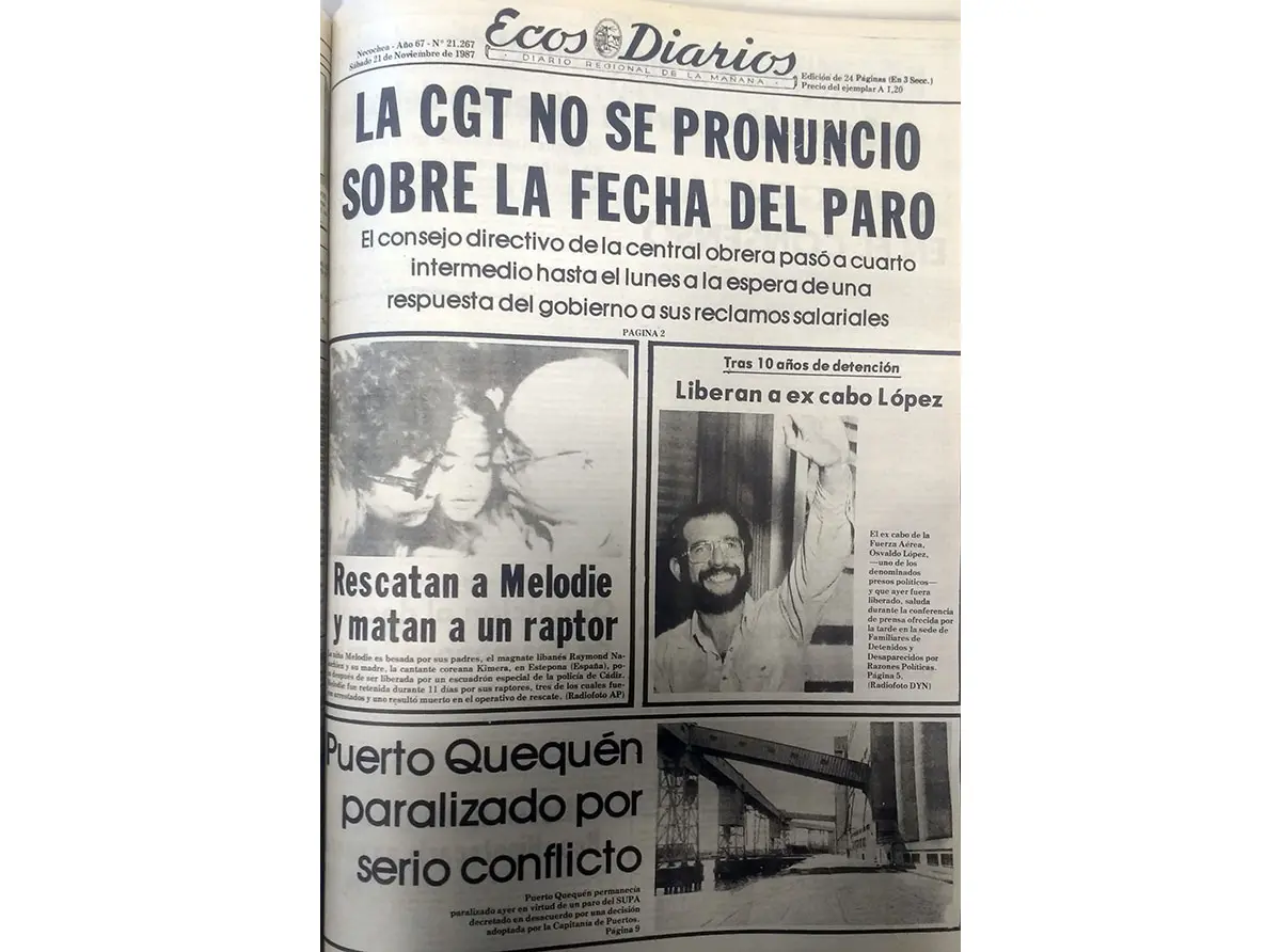 Sábado 21 de noviembre de 1987