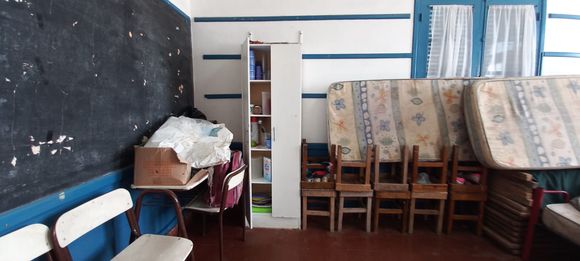 La familia que estaba en La Bolsa ya fue instalada en el Hospital de Santa Lucía
