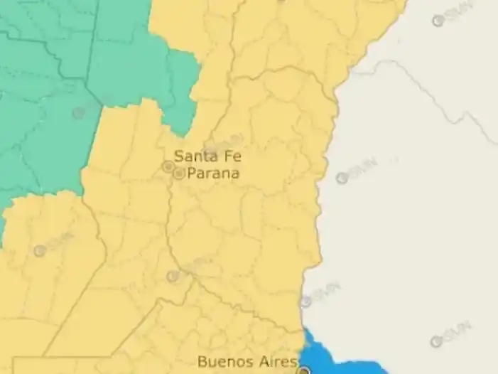 Emiten alerta amarilla por frío extremo en todo Entre Ríos
