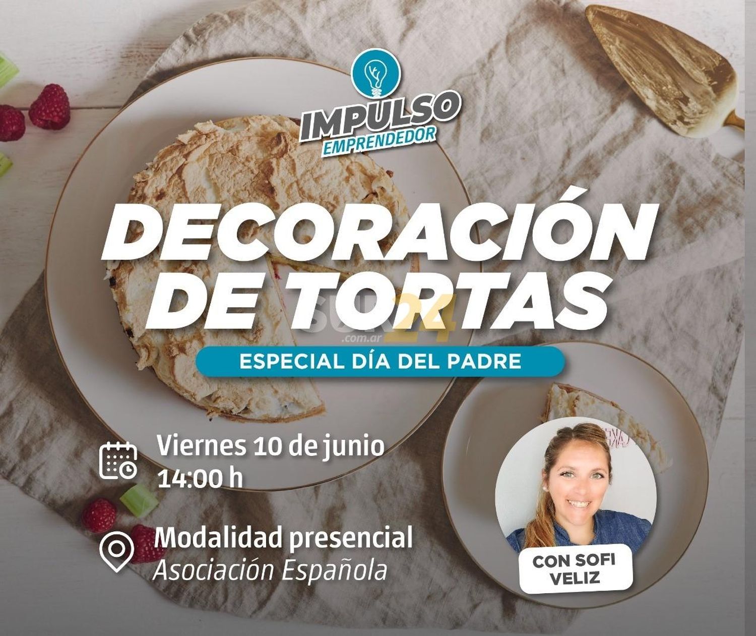 “Impulso Emprendedor” ofrecerá un taller sobre decoración de tortas