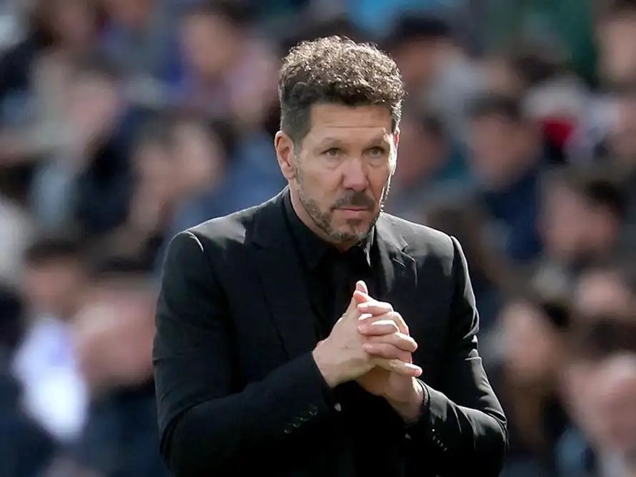 Simeone dirige al Atlético de Madrid.