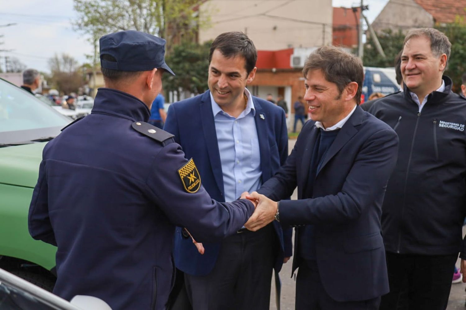 El jefe comunal con Axel Kicillof