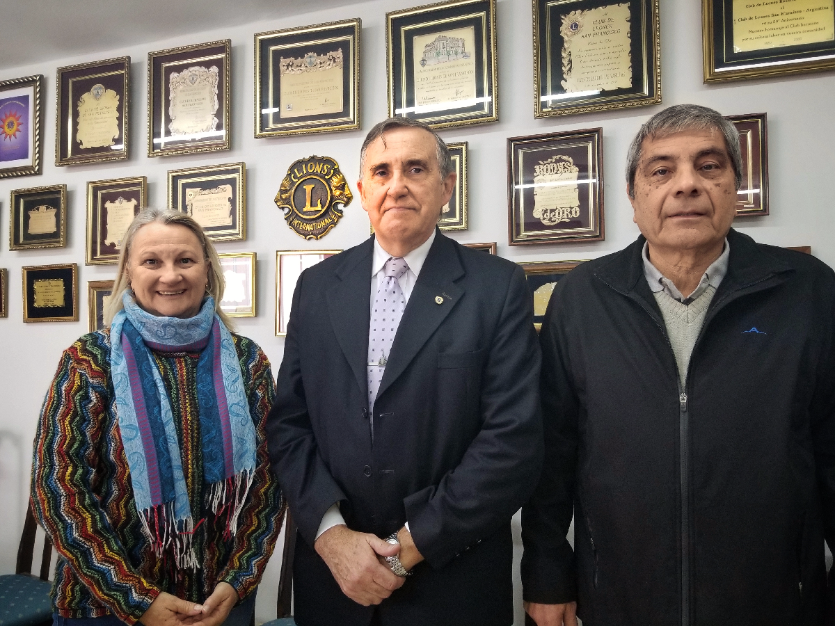 Alberto Perusia fue elegido nuevo presidente del Club de Leones