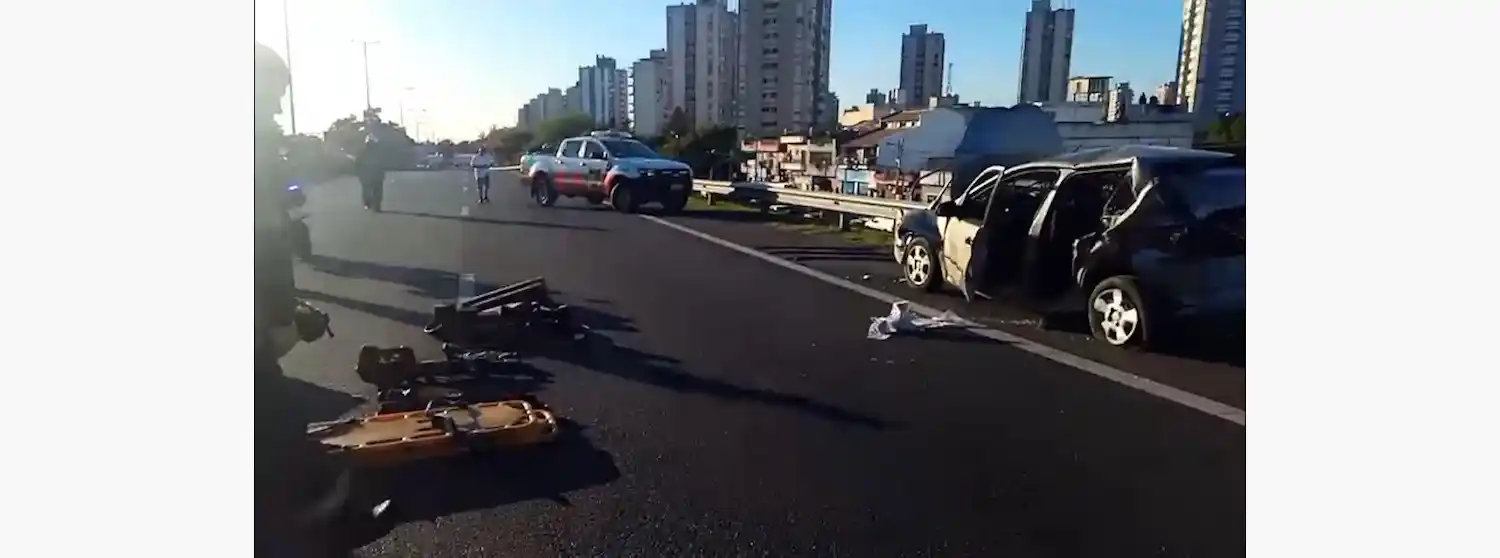 Choque múltiple en la General Paz: ocho heridos y un operativo de emergencia en Villa Lugano