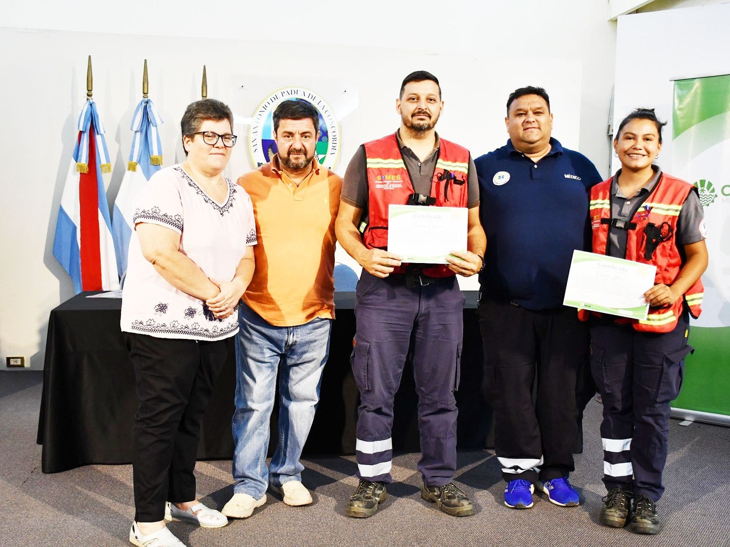 La secretaría de Salud destacó y reconoció el accionar de socorristas municipales