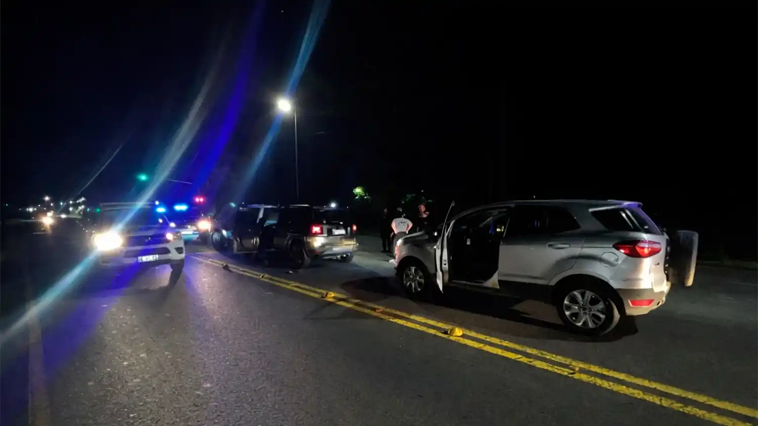 El sujeto cayó tras ser interceptado en la Ruta 8.