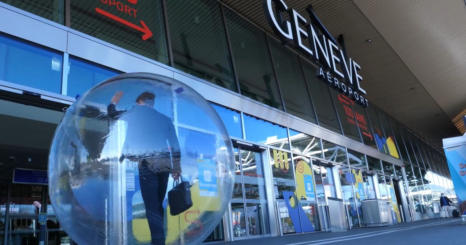 El aeropuerto de Ginebra presenta un método para volar sin tests ni vacunas