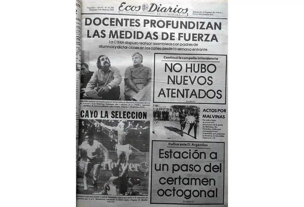 Domingo 3 de abril de 1988