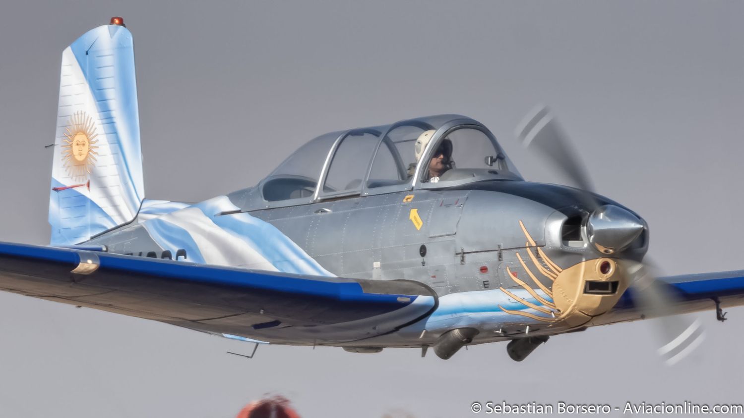 [Fotogalería] Se conoce la Escuadrilla Histórica de B-45 Mentor de la Fuerza Aérea Argentina