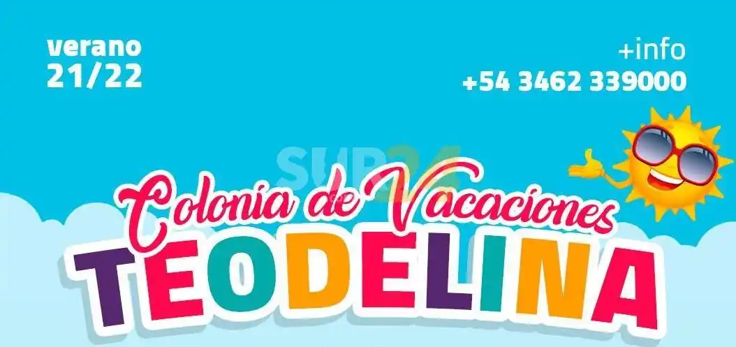 Teodelina: anuncian nueva temporada de la Colonia de Vacaciones