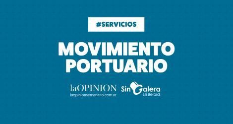 Movimiento portuario: buque carga trigo con destino Brasil