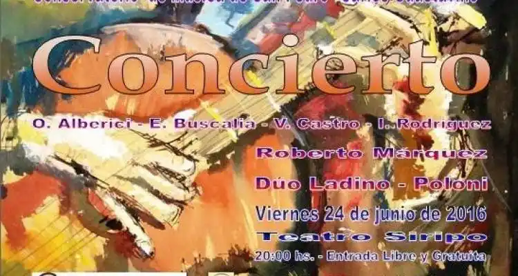 El Conservatorio brindará un Concierto de Guitarra