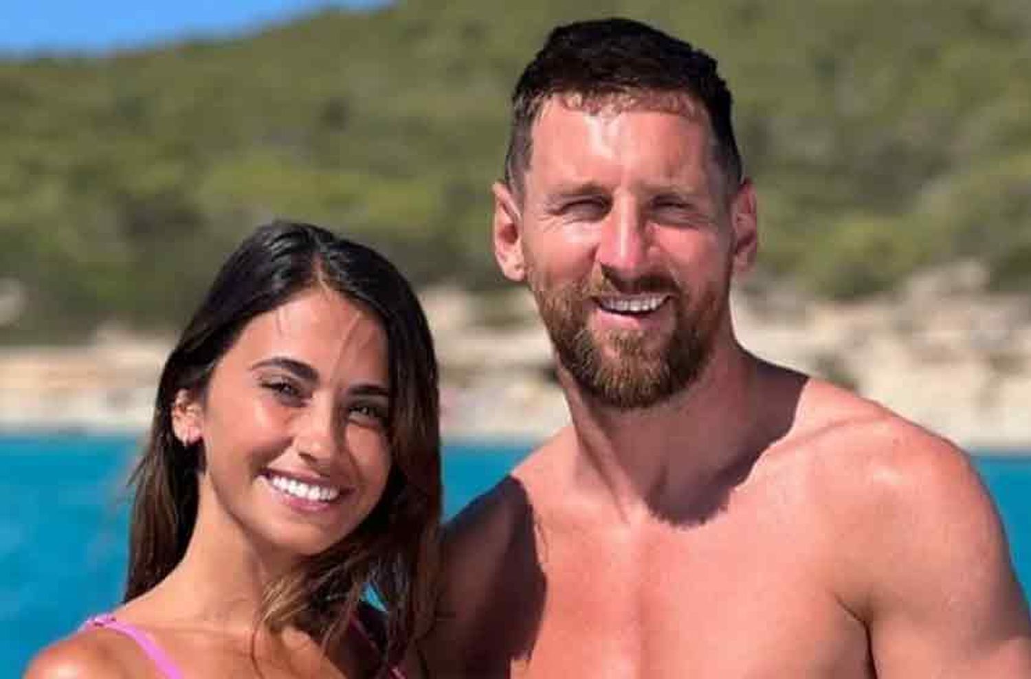 Las sorpresivas fotos de Lionel Messi y Antonela Rocuzzo en las Islas Bahamas