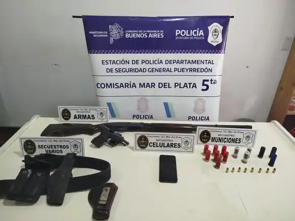Por la disputa de un departamento, allanaron una vivienda de Punta Mogotes y secuestraron armas