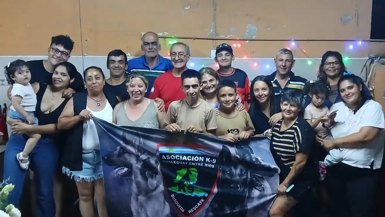 La familia de K9 Gualeguay celebró el cierre de este 2025.
