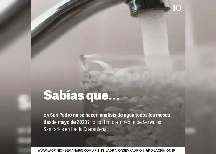 El agua que tomamos: qué opinan los vecinos tras la confirmación de la falta de análisis en San Pedro