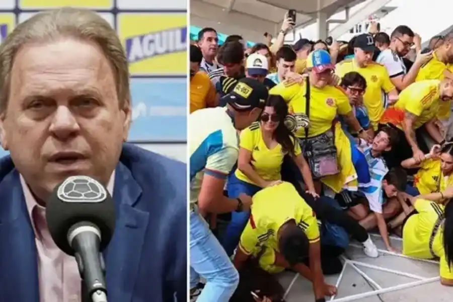 Liberan al Presidente de la Federación Colombiana de Fútbol luego de un incidente con la seguridad del HardRock Stadium