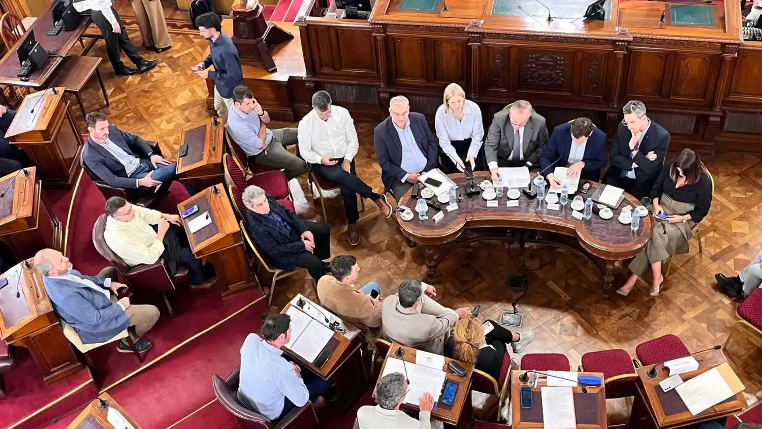 El intendente de San Vicente participó de una audiencia en la Cámara de Senadores por la ruta 34