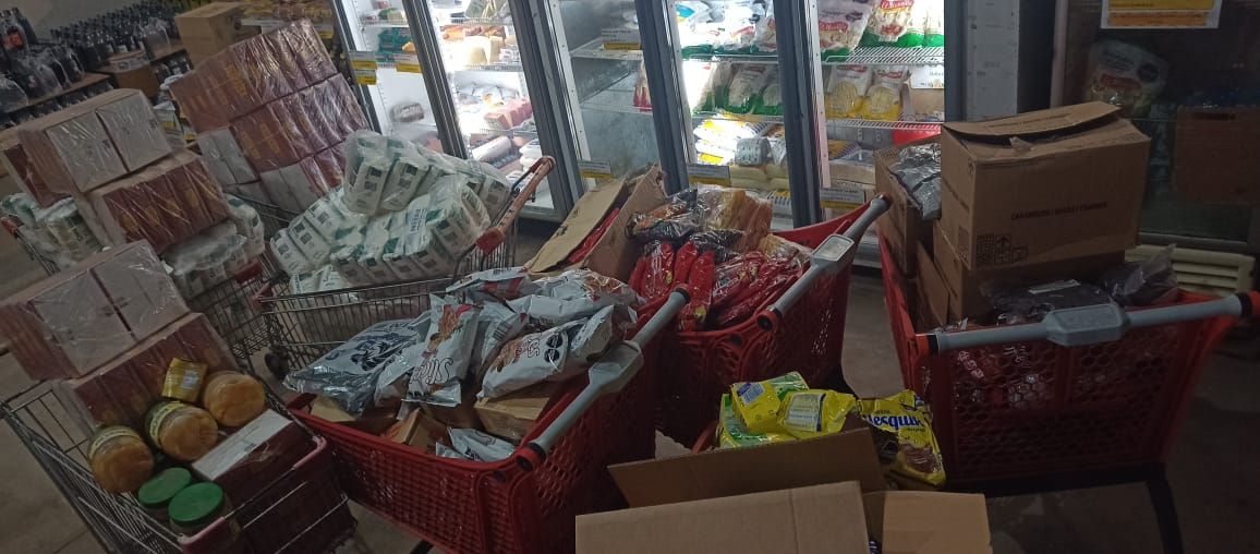 El área de Control secuestró gran cantidad de alimentos durante los procedimientos de la semana pasada.