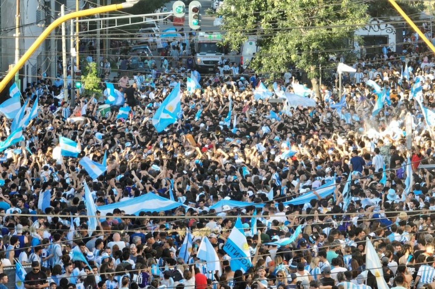 Los festejos en Santa Fe por el pase de Argentina a la final dejaron algunos incidentes