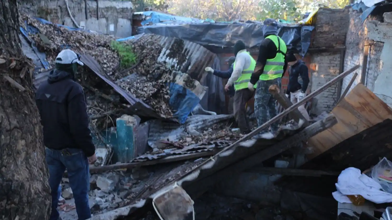 Derribaron un búnker de drogas en la zona sur de Rosario.