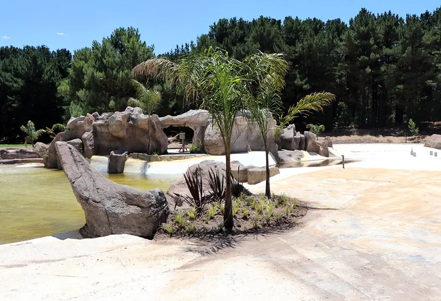 Avanza en balneario San Cayetano la obra en el Complejo Recreativo