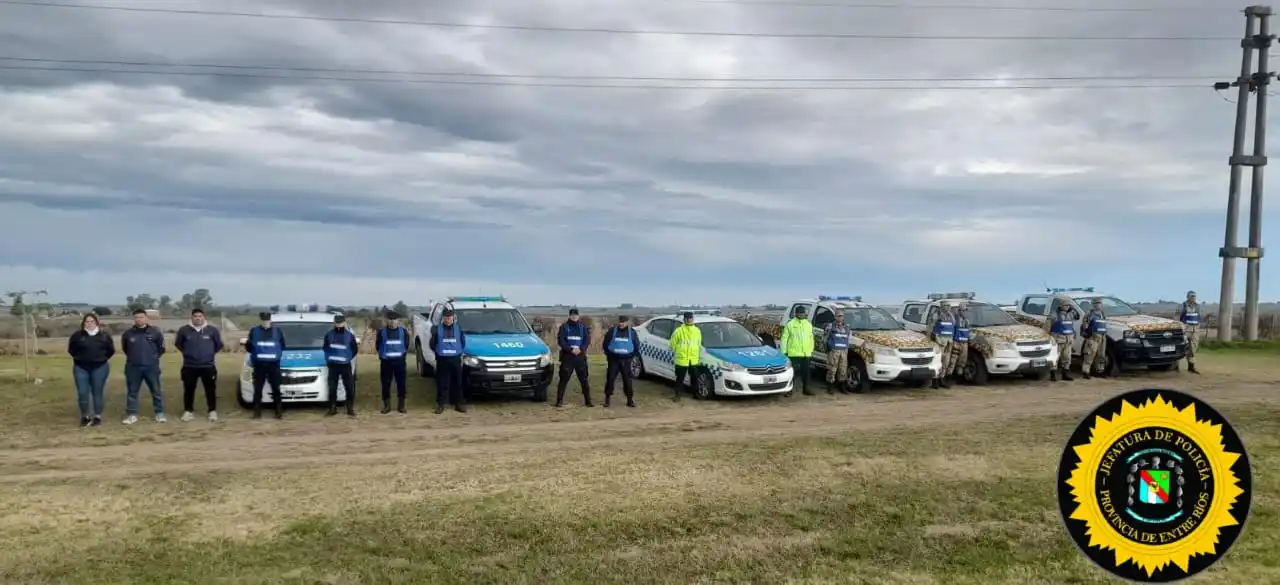 Intensifican operativos de seguridad rural en el departamento Diamante