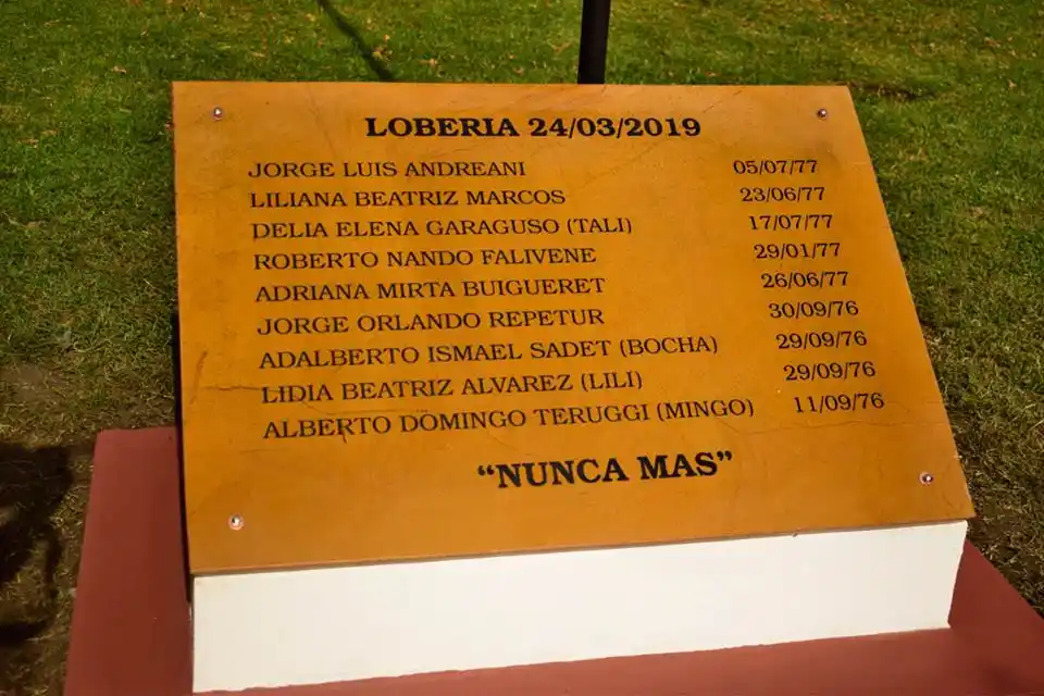 Emotivo acto del Día de la Memoria en Lobería