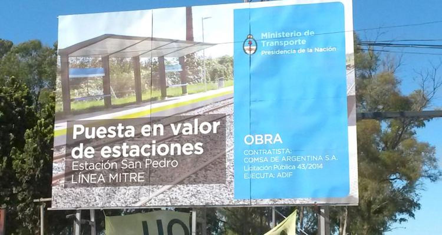 Trabajos en la estación de trenes