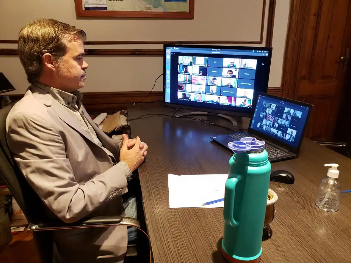 Piaggio participó de una reunión virtual con el gobernador e intendentes justicialistas