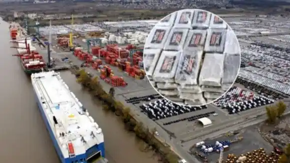 Investigan narcotráfico internacional: hallan cocaína en Bélgica y allanan el puerto de Zárate