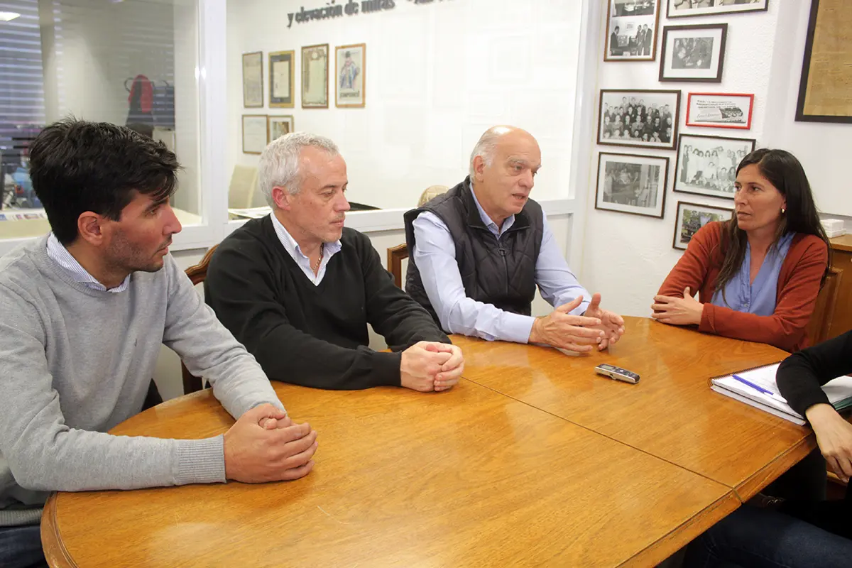 En Ecos Diarios. Rodrigo Irigoyen, Martín Migueles, Néstor Grindetti y Dolores Souto