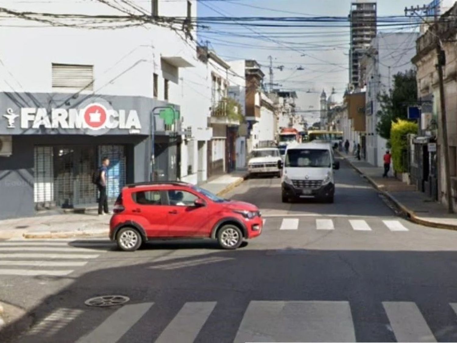 La camioneta fue retirada rápidamente del lugar.