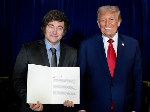 El Gobierno nacional destacó a Trump por la liberación de los rehenes: "Un hito en el camino hacia la paz"