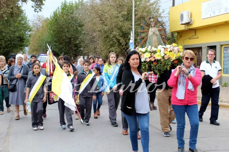 Procesión por el Día de la Virgen de Luján