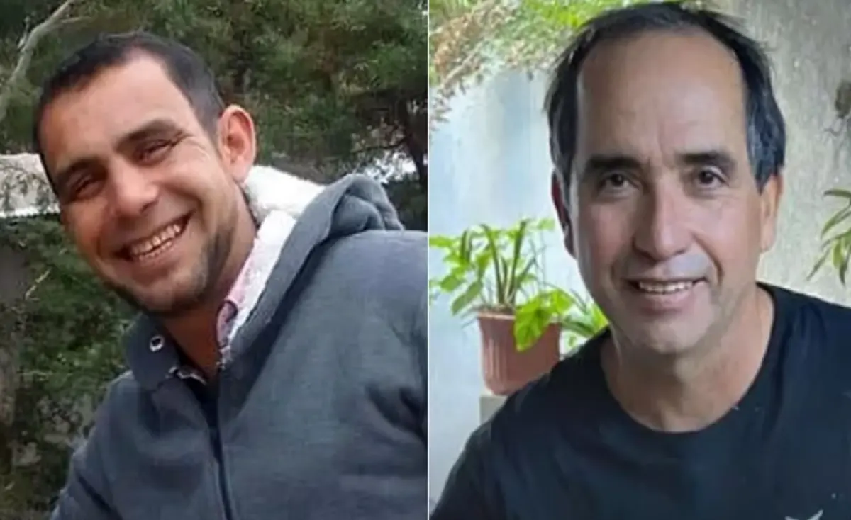 Gabriel Raimann y Ramón Román, los amigos buscados desde el domingo cuando entraron a pescar.