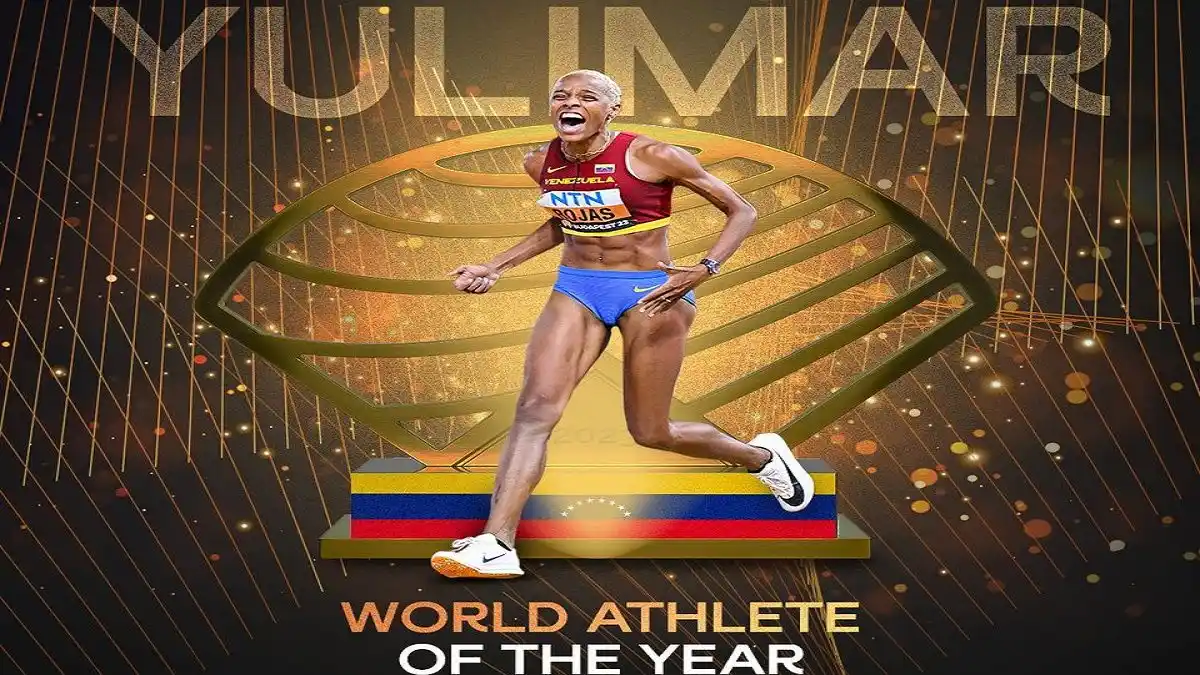 YULIMAR ROJAS CELEBRA el título de ATLETA DEL AÑO