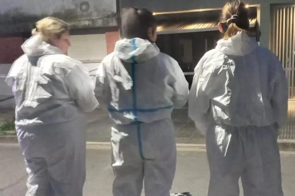 Mujer muerta en barrio Sur