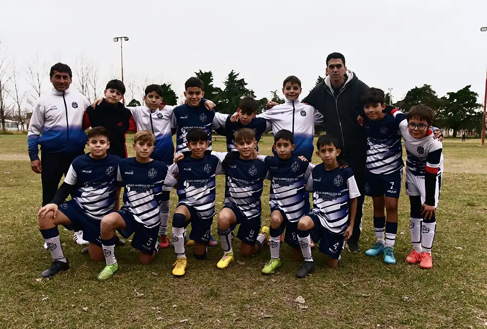 El plantel de la categoría 2011 de Barrio Cabrera.